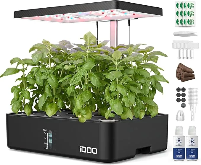 idoo 12 pods hydroponic growing system image